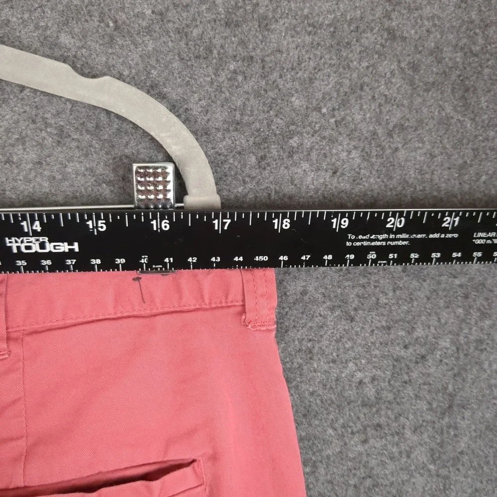 J.Crew Mens Stretch Chino Shorts 35 9 Salmon Pink Casual Summer Preppy 77388